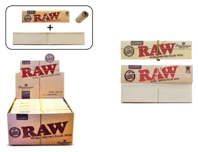 RAW Connoisseur King Size Slim + Tips